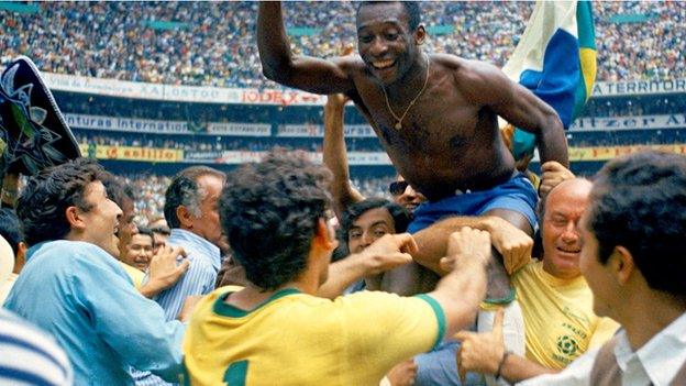 Pele at the 1970 World Cup