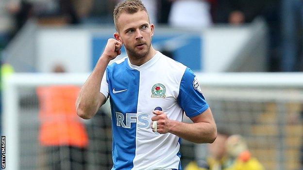 Jordan Rhodes of Blackburn