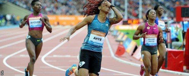 Trinidad's Michelle-Lee Ahye, winner of the women's 100m, is the fastest woman in the world this year