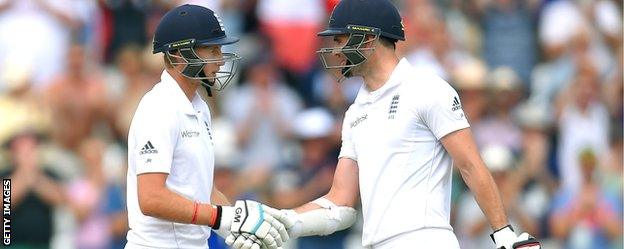 Joe Root and James Anderson