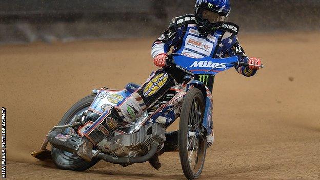 Greg Hancock of the USA