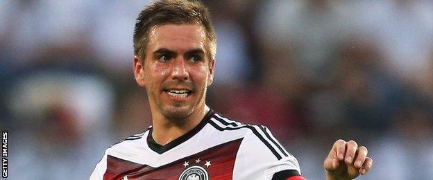 Germany defender Philipp Lahm