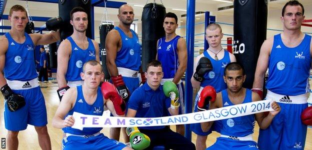 Team Scotland's boxers are out to secure a medal haul at the Glasgow Commonwealth Games