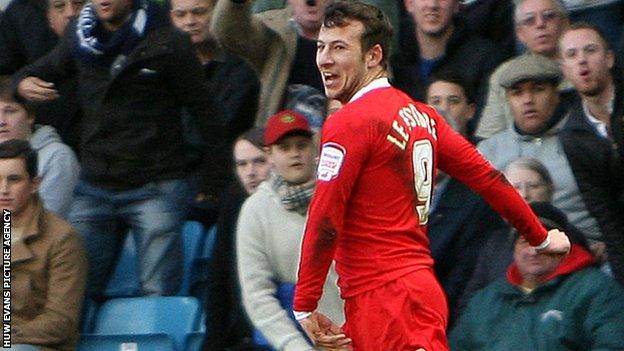 Adam Le Fondre celebrates a goal