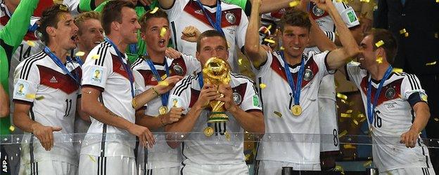 Germany win the 2014 World Cup