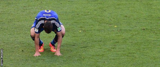 World Cup final: Argentina striker Gonzalo Higuain