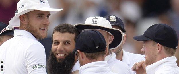 Part-time off-spinner Moeen Ali has taken seven wickets at an average of 54 in three Tests this summer