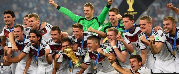 Germany win the 2014 World Cup