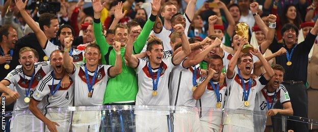 Germany lift the 2014 World Cup