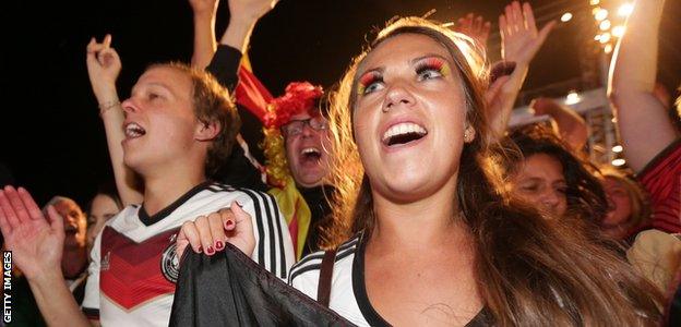 Germany celebrate