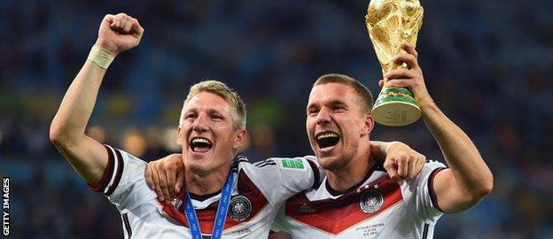 Germany win the World Cup