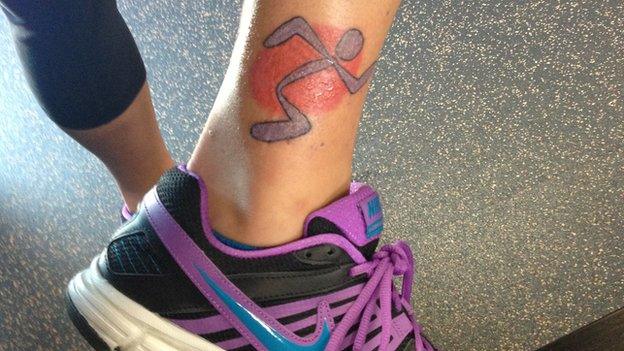 Anytime Fitness tatoo