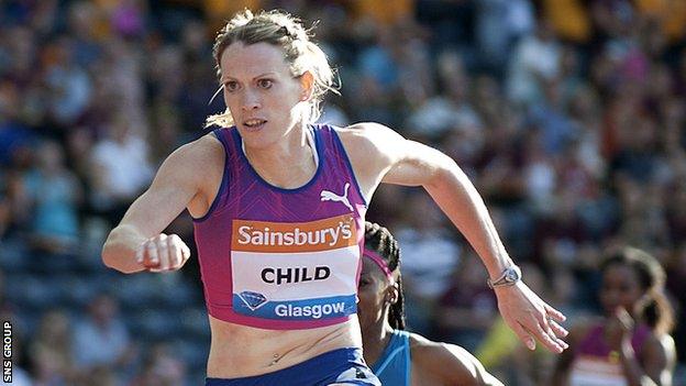 Eilidh Child is the leading European in her event this year