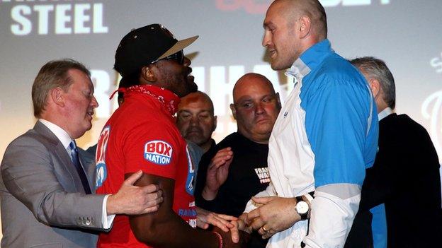 Dereck Chisora and Tyson Fury