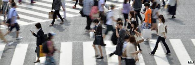 Shibuya crossing in 2011