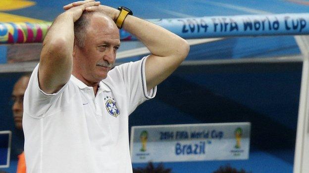 Former Brazil coach Luiz Felipe Scolari