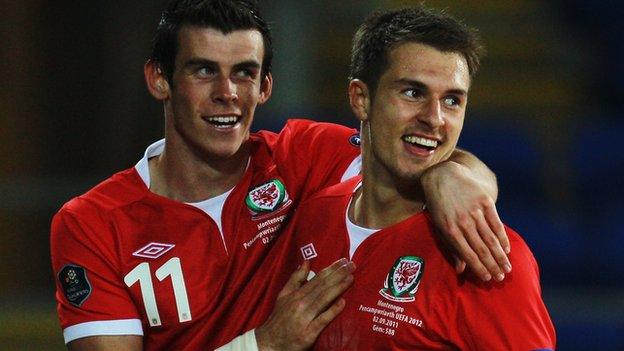 Gareth Bale and Aaron Ramsey