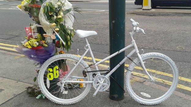 The ghost bike