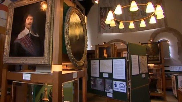 Interior, Oliver Cromwell Museum