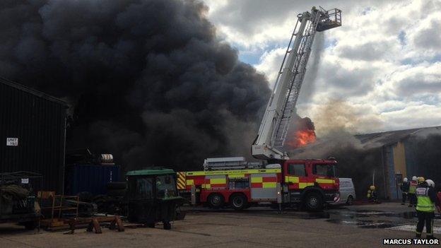 Northamptonshire fire engine