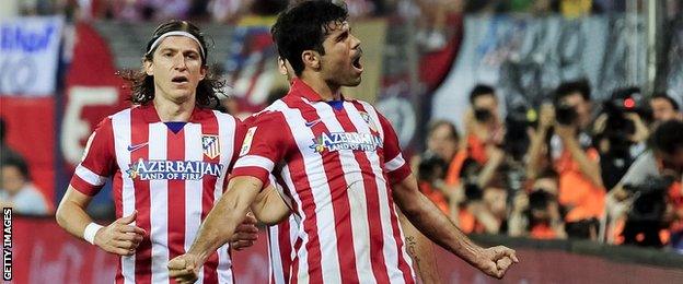 Filipe Luis to join Diego Costa at Chelsea