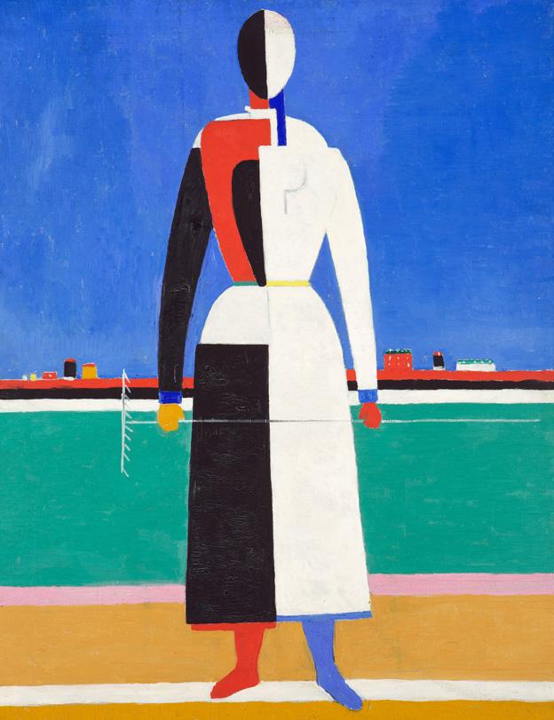 Woman with Rake by Kazimir Malevich