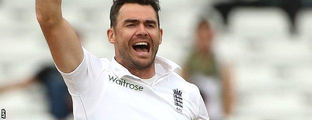 England bowler James Anderson