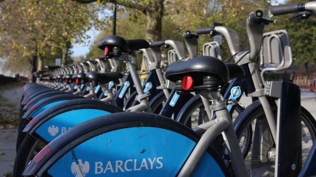 Barclays bikes