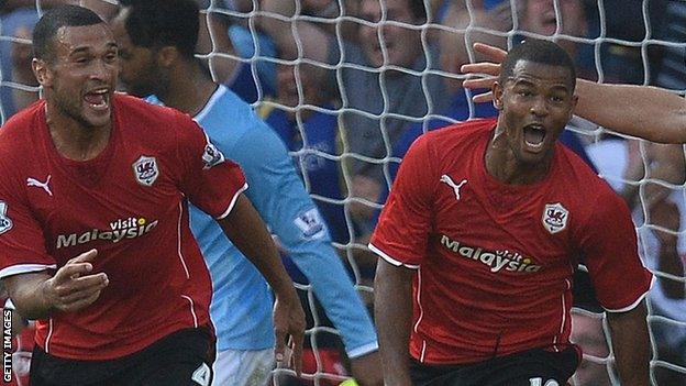 Steven Caulker and Fraizer Campbell