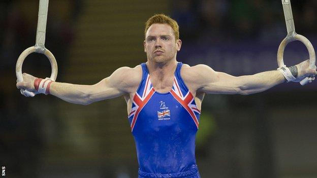 Scottish gymnast Daniel Purvis is going for gold at the Commonwealth Games.