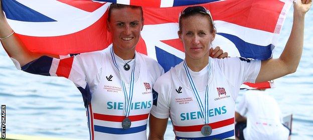 Heather Stanning and Helen Glover