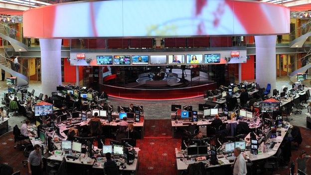 New Broadcasting House newsroom