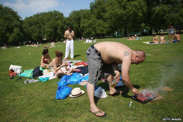 Scene from London Fields