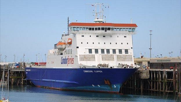 Commodore Clipper in St Peter Port Harbour