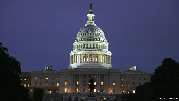 The US capitol building (June 2014)