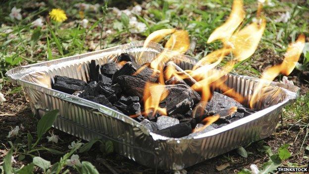 Disposable barbecue