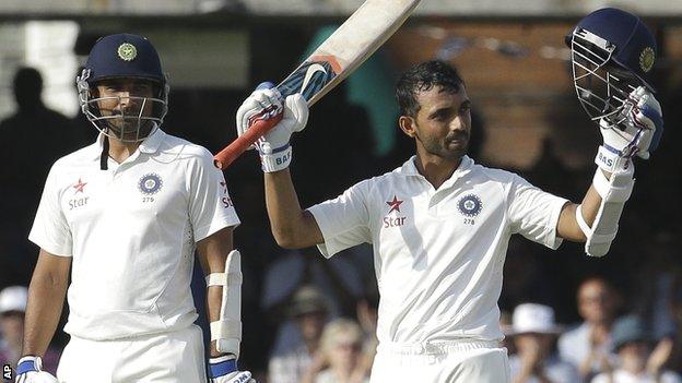 Ajinkya Rahane and Mohammed Shami