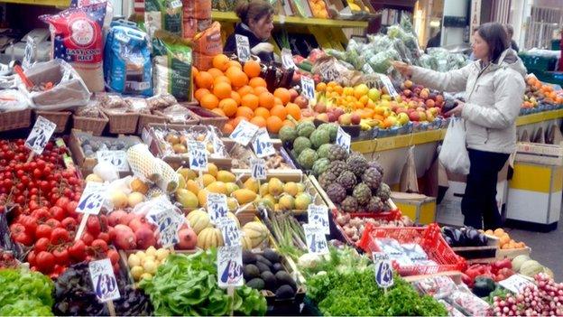 Jersey Market vegetables