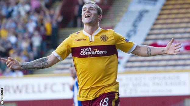 Josh Law knocked in two goals inside the opening 20 minutes at Fir Park