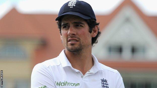 England captain Alastair Cook