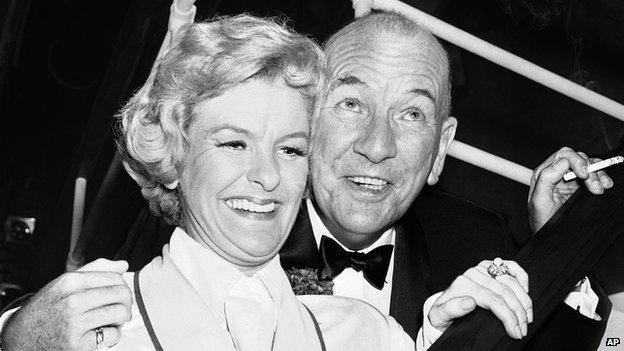 Elaine Stritch and Noel Coward in 1961