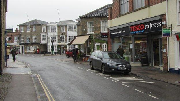 Southwold town centre