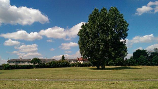 Part of Osmaston Park, on which homes could be built