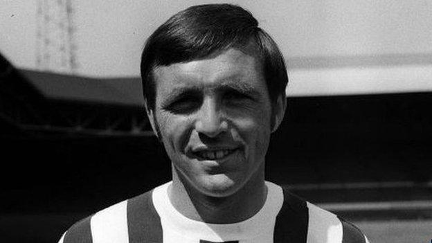 Jeff Astle, the former West Bromwich Albion striker