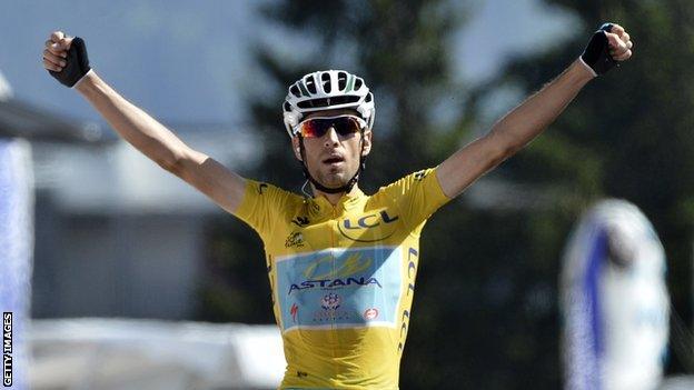 Tour de France leader Vincenzo Nibali