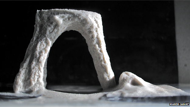 sand arch experiment