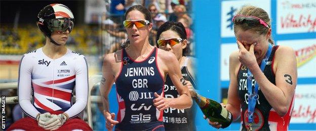 Becky James, Helen Jenkins and Non Stanford