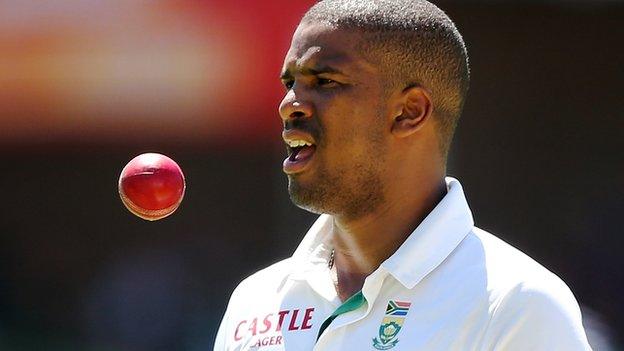 South African bowler Vernon Philander