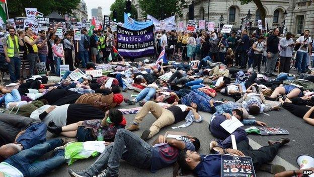 Gaza protest