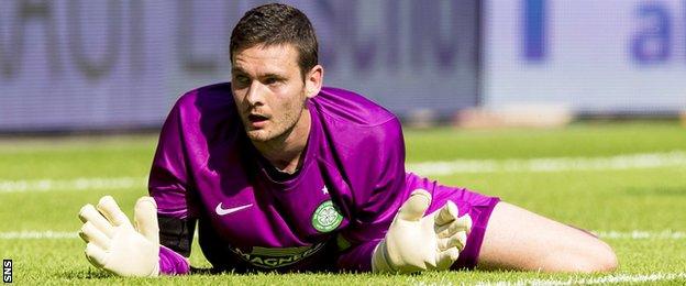 Celtic goalkeeper Craig Gordon